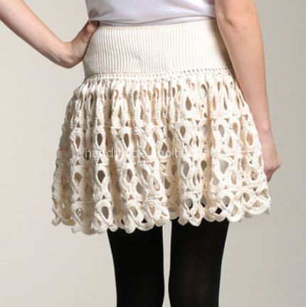 Crochet crochet skirt