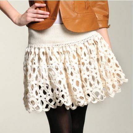 Crochet crochet skirt by Adam Lippes